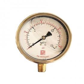 Đồng hồ áp lực mặt dầu